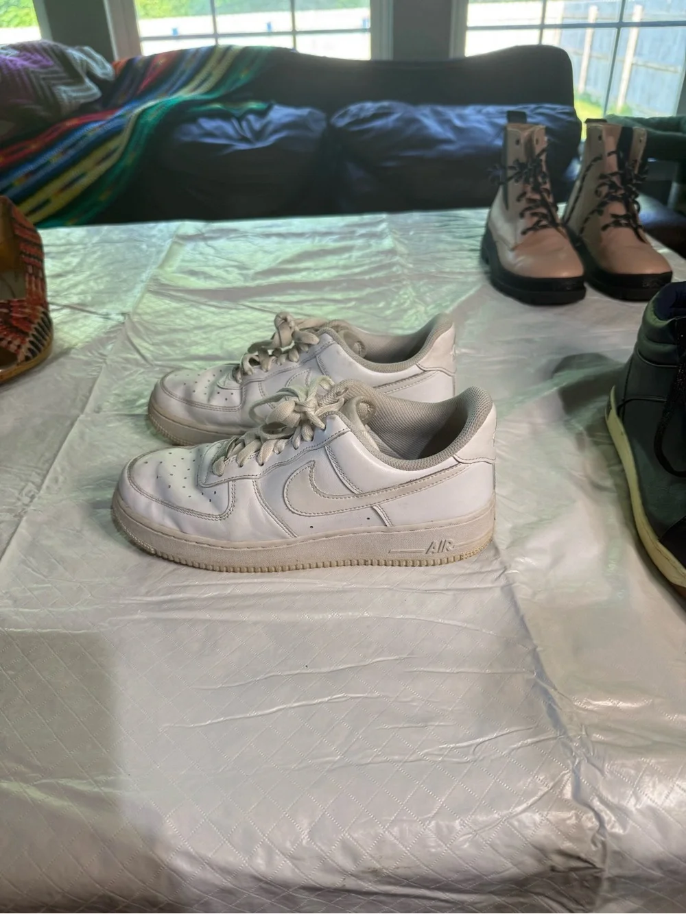 Nike Air Women's White Leather Sneakers